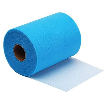 品質  Organic Plain Mesh Fabric Wholesale Tulle Fabric Soft 100% Polyester Tulle Roll 工場